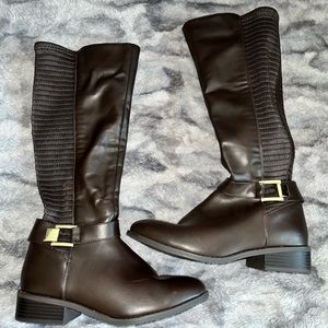 Dark Brown Riding Boots